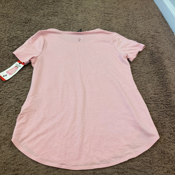 Skechers GoWalk Shirt Tunic Top Curved Hem Pink M $35 NEW - Picture 8 of 8